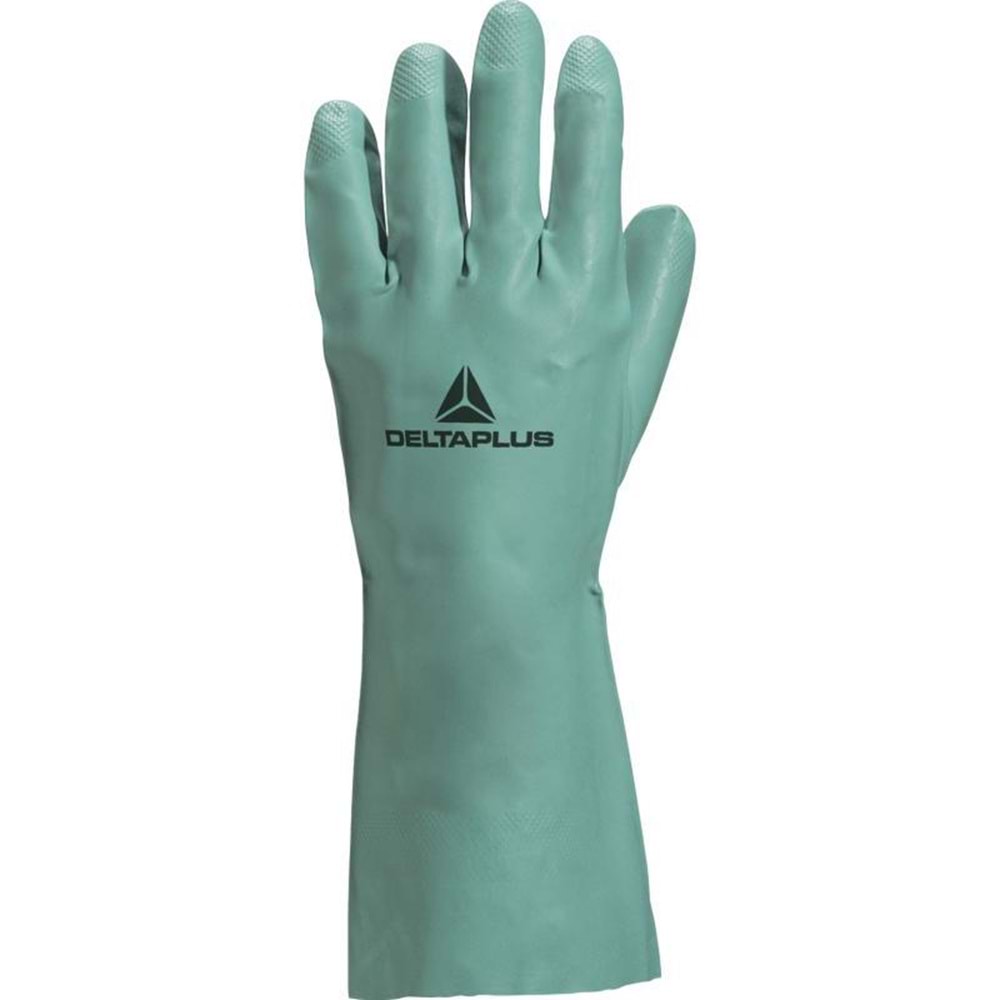 DELTA PLUS NITREX VE802 (9/10) YEŞİL NİTRİL PAMUK FLOK ASTARLI ELDİVEN