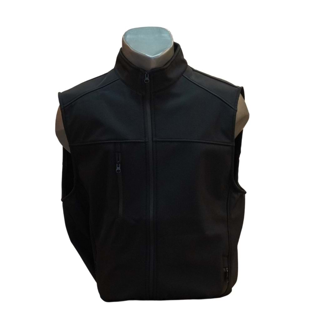 SOFTSHELL YELEK - SİYAH - S