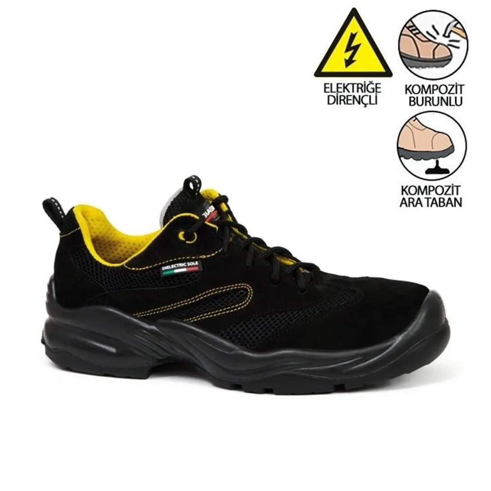 GIASCO VOLT SB FO EP HRO ELEKTRİKÇİ İŞ AYAKKABISI - SİYAH - 43