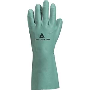 DELTA PLUS NITREX VE802 (9/10) YEŞİL NİTRİL PAMUK FLOK ASTARLI ELDİVEN