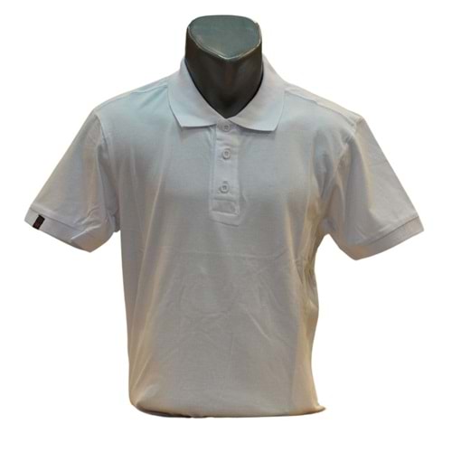 Altınyaşam Penye Polo Yaka T-shirt - BEYAZ - L