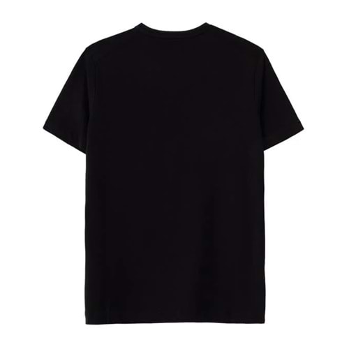 V YAKA T-SHİRT - SİYAH - XXL