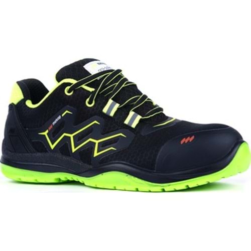 MEKAP ANORAKLI NEON SİYAH/YEŞİL KL.10 S2 L RMK 82 42