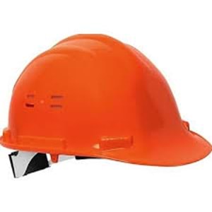 Essafe Vidalı Baret GE 1548 TURUNCU (Hava Delikli+Kulaklık Takılabilir)