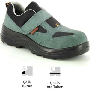 STARLİNE KAANFLEX KF-3021 S1P ÇELİK BURUN ÇELİK ARA TABAN PU AYAKKABI